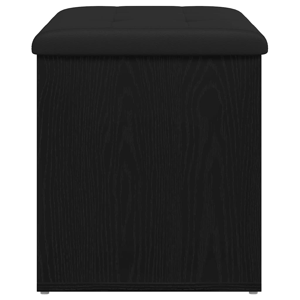 Klupa za pohranu Crni hrast 62 x 42 x 45 cm Konstruirano drvo