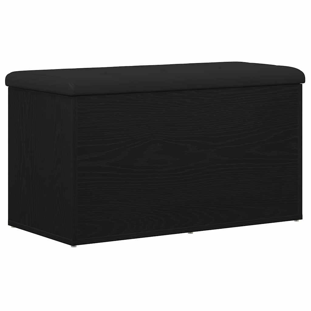 Klupa za pohranu Crni hrast 82 x 42 x 45 cm Konstruirano drvo