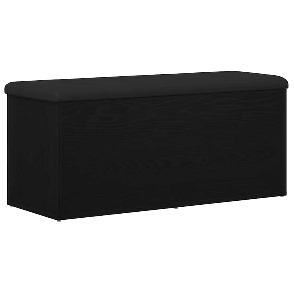 Klupa za pohranu Crni hrast 102 x 42 x 45 cm Konstruirano drvo
