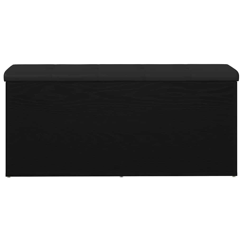 Klupa za pohranu Crni hrast 102 x 42 x 45 cm Konstruirano drvo
