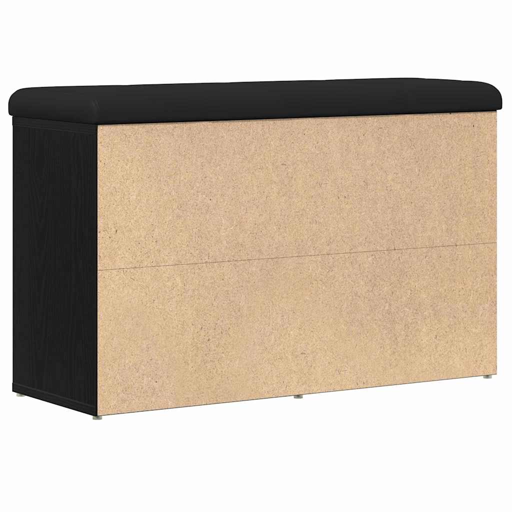Klupa za cipele Crna 82 x 32 x 50 cm Konstruirano drvo