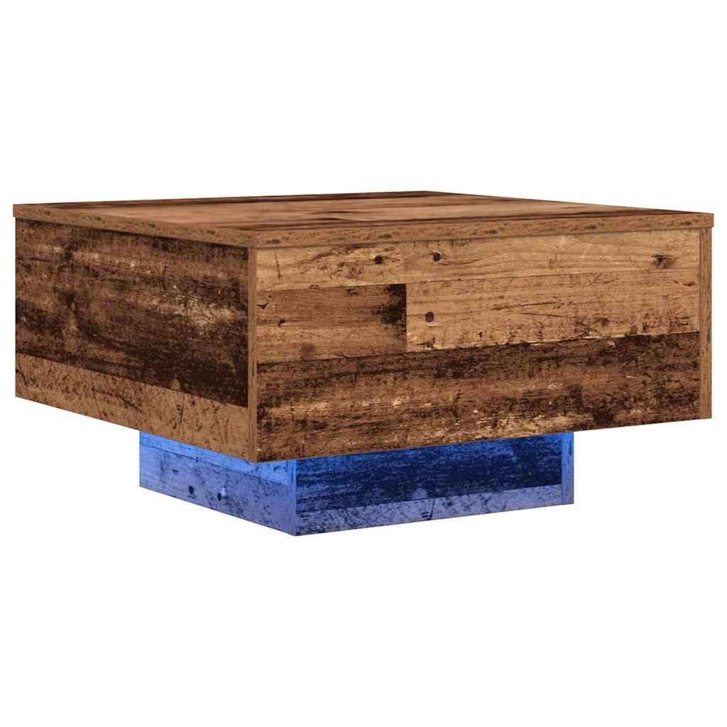 Kava Stol Staro drvo 55 x 55 x 31 cm Konstruirano drvo
