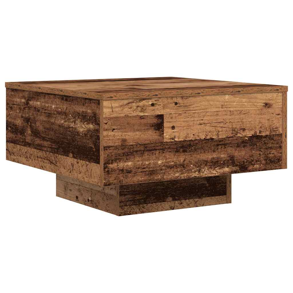 Kava Stol Staro drvo 55 x 55 x 31 cm Konstruirano drvo