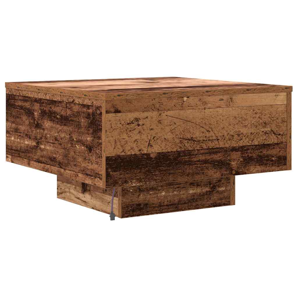 Kava Stol Staro drvo 55 x 55 x 31 cm Konstruirano drvo