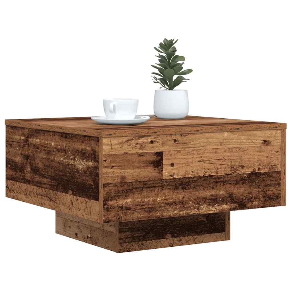 Kava Stol Staro drvo 55 x 55 x 31 cm Konstruirano drvo