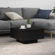 Kava Stol Crni hrast 55 x 55 x 31 cm Konstruirano drvo