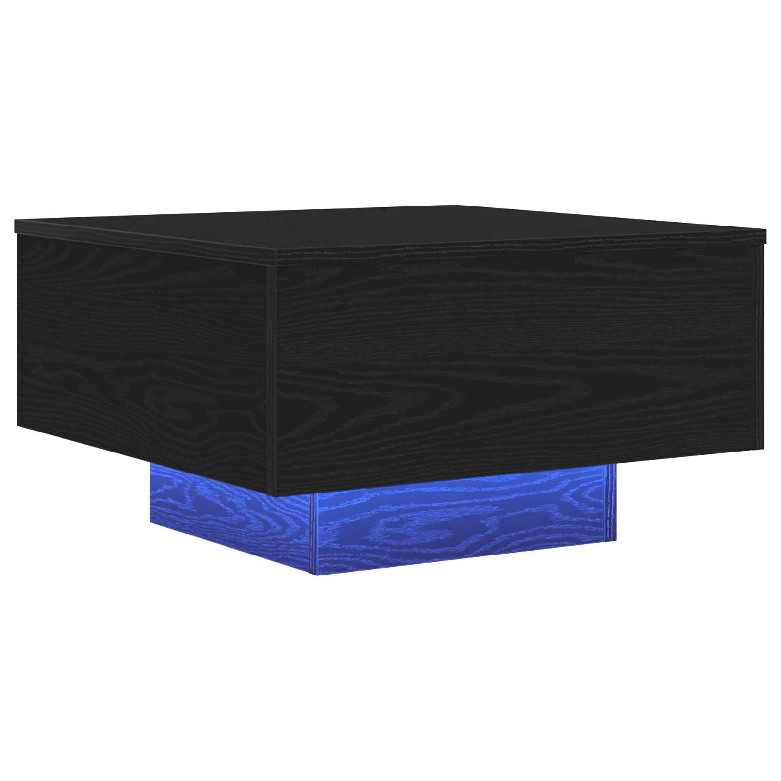 Kava Stol Crni hrast 55 x 55 x 31 cm Konstruirano drvo