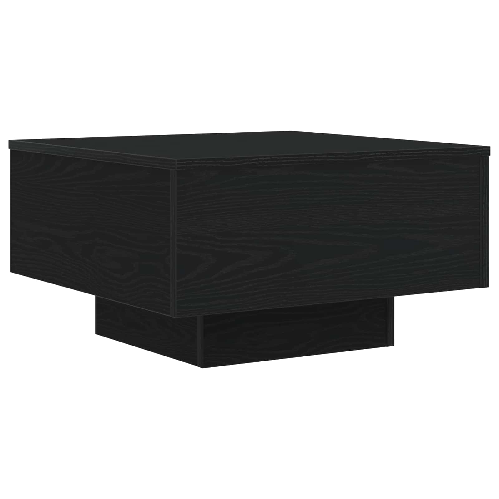 Kava Stol Crni hrast 55 x 55 x 31 cm Konstruirano drvo