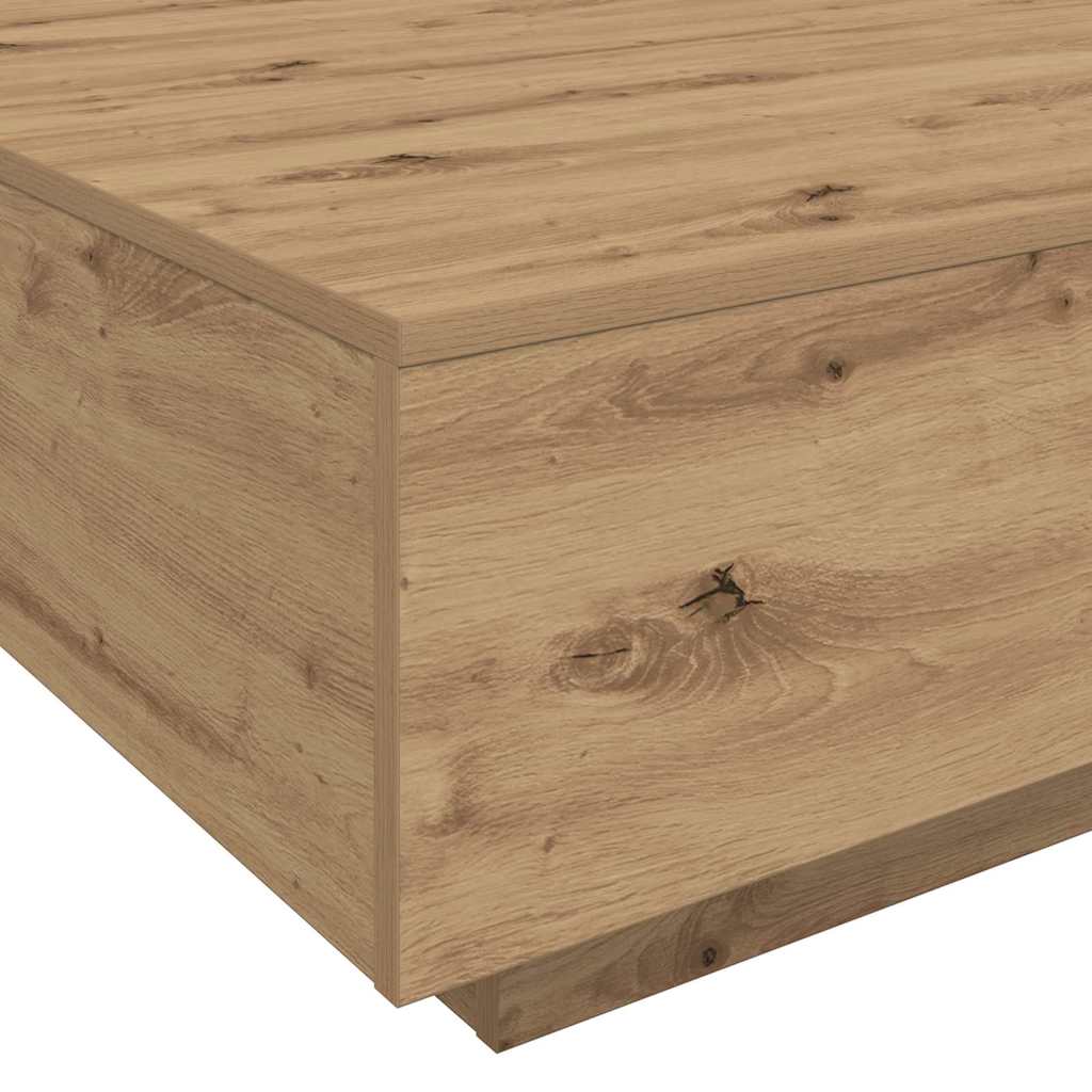 Kava Stol Umjetnički hrast 80 x 80 x 31 cm Konstruirano drvo