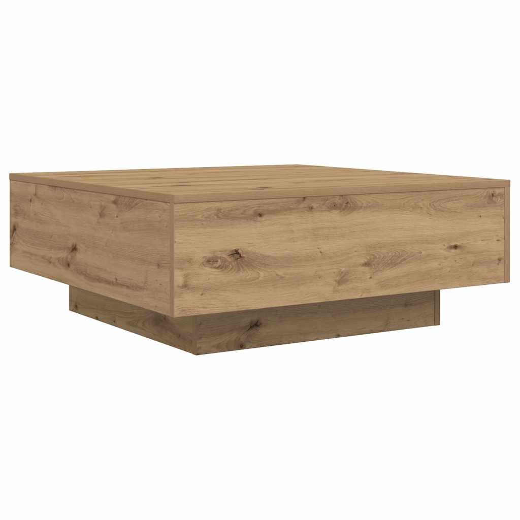 Kava Stol Umjetnički hrast 80 x 80 x 31 cm Konstruirano drvo