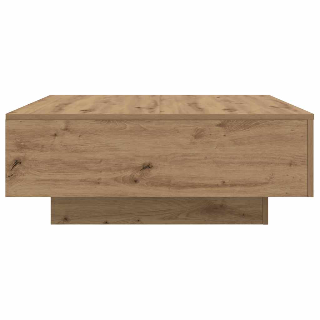 Kava Stol Umjetnički hrast 80 x 80 x 31 cm Konstruirano drvo