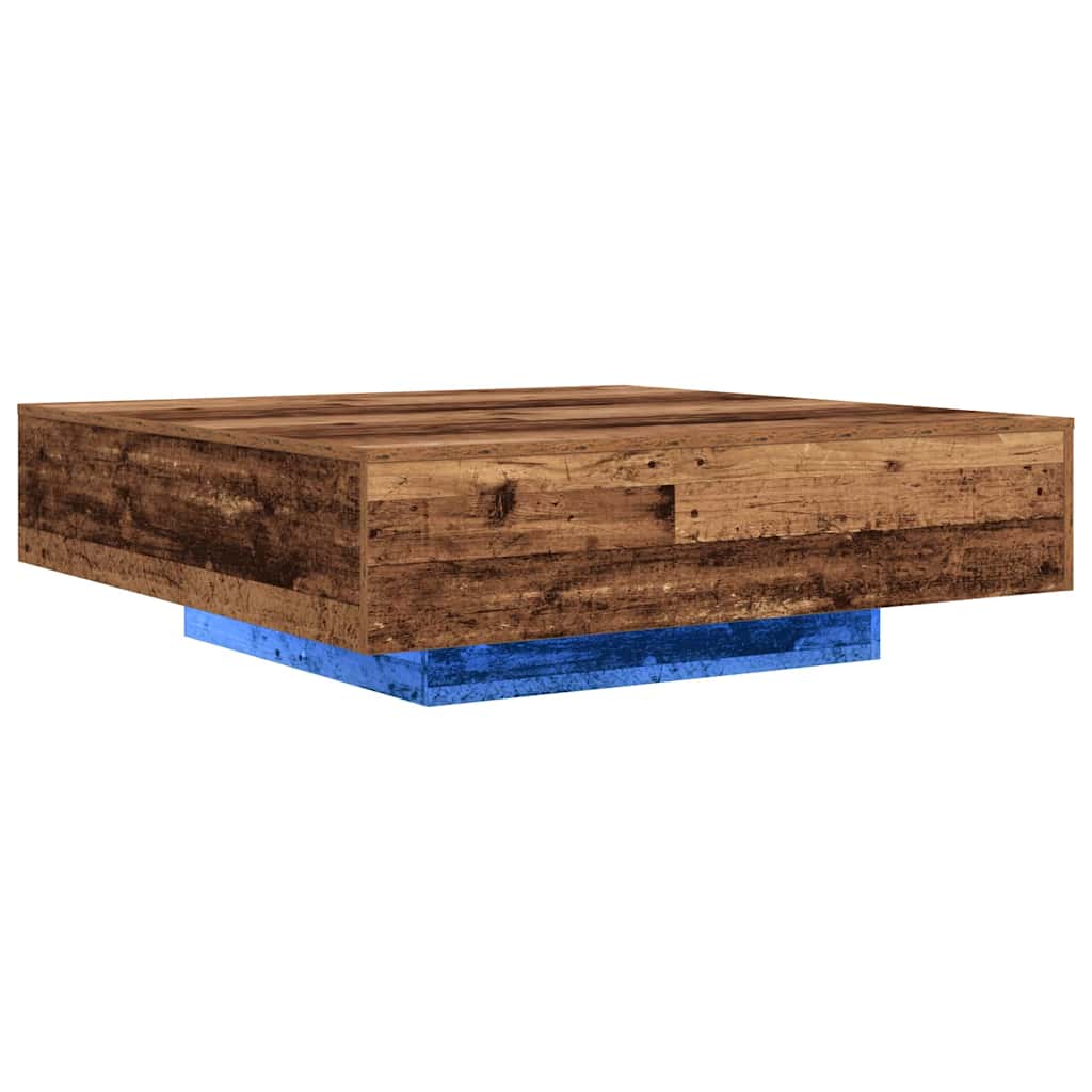 Kava Stol Staro drvo 100 x 100 x 31 cm Konstruirano drvo