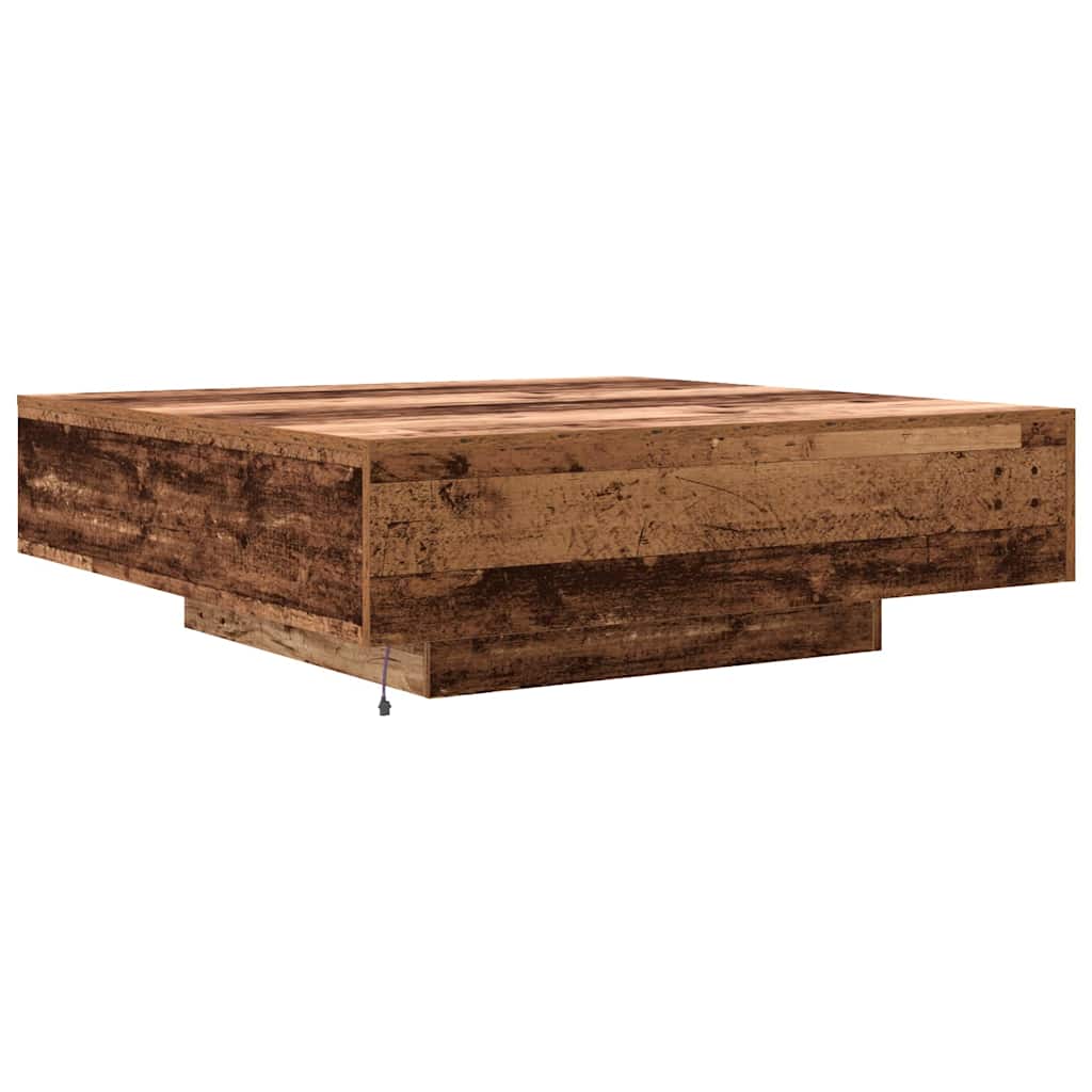 Kava Stol Staro drvo 100 x 100 x 31 cm Konstruirano drvo