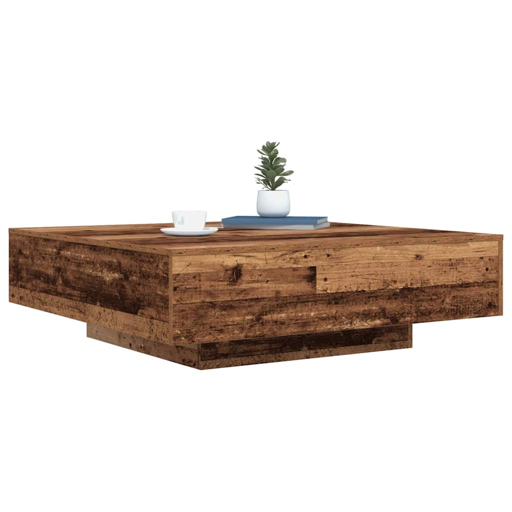 Kava Stol Staro drvo 100 x 100 x 31 cm Konstruirano drvo