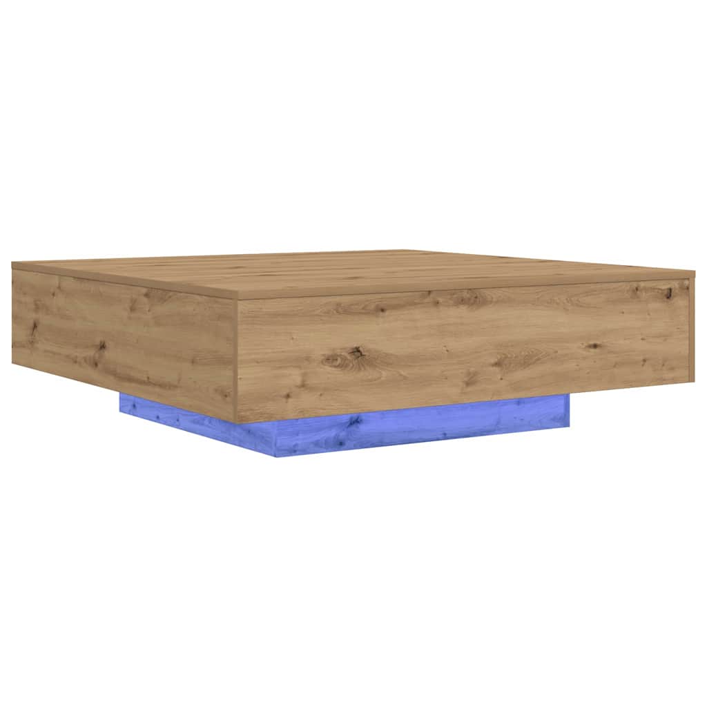 Kava Stol Umjetnički hrast 100 x 100 x 31 cm Konstruirano drvo