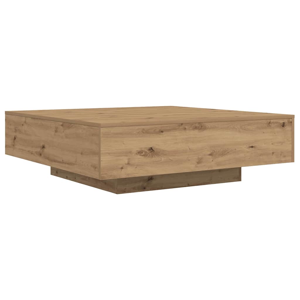 Kava Stol Umjetnički hrast 100 x 100 x 31 cm Konstruirano drvo