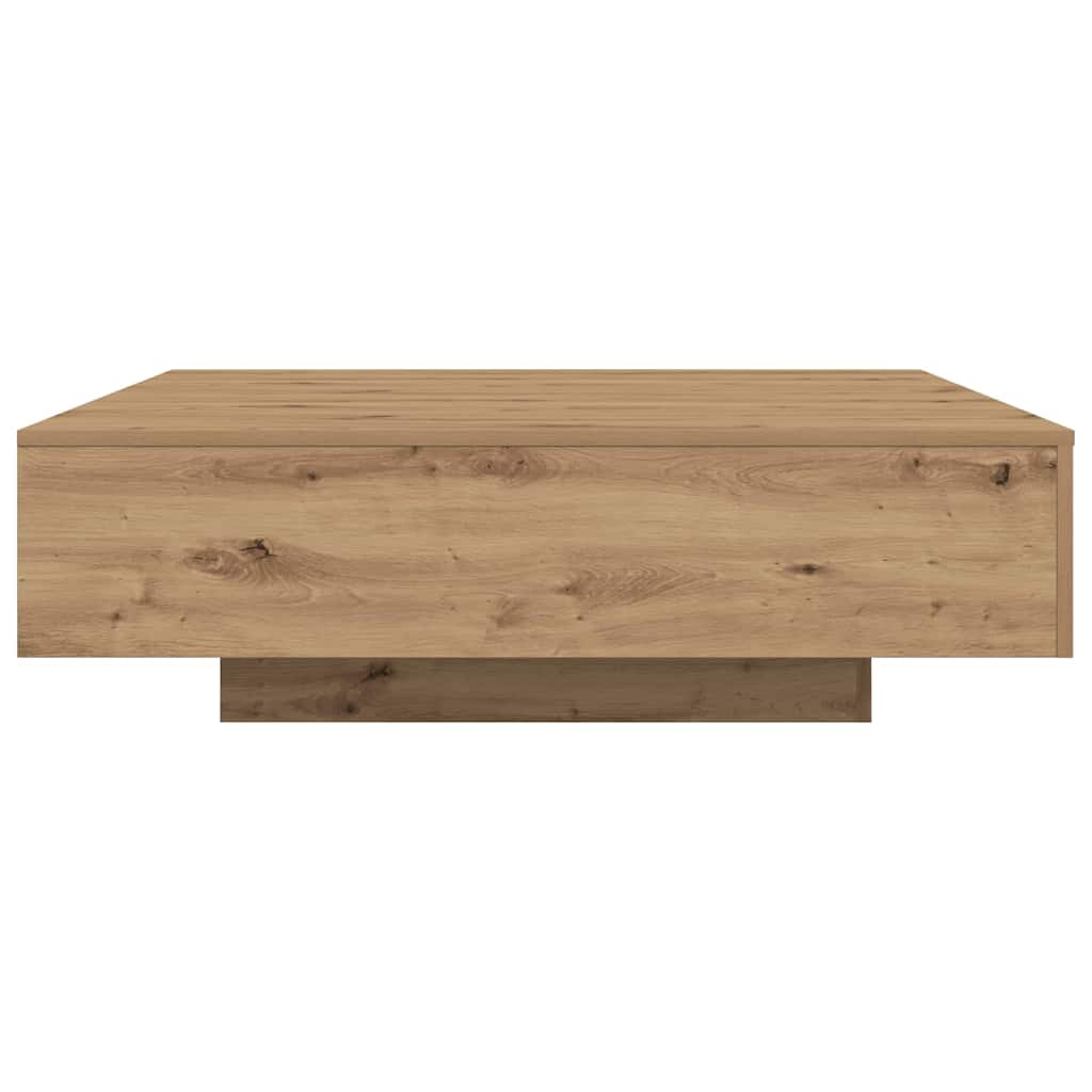 Kava Stol Umjetnički hrast 100 x 100 x 31 cm Konstruirano drvo