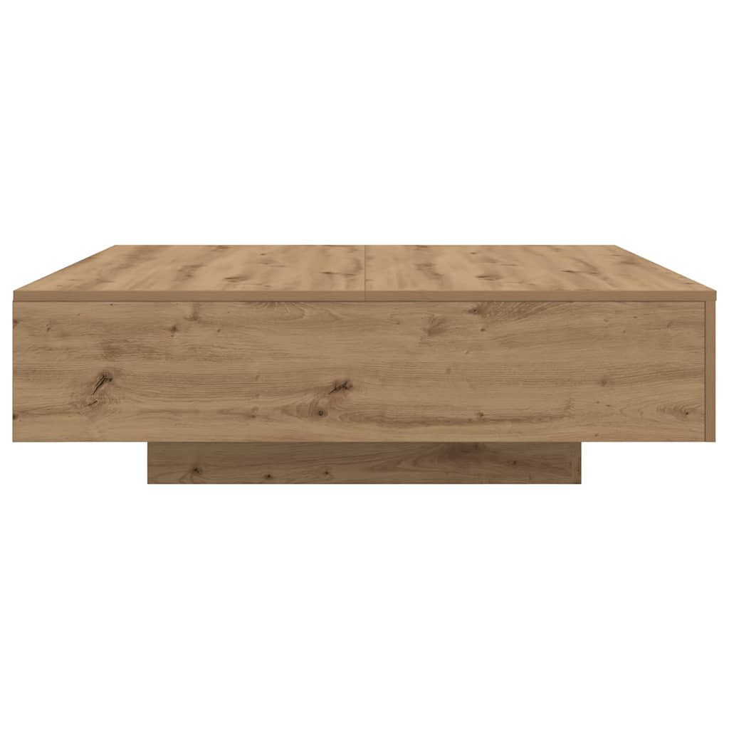 Kava Stol Umjetnički hrast 100 x 100 x 31 cm Konstruirano drvo