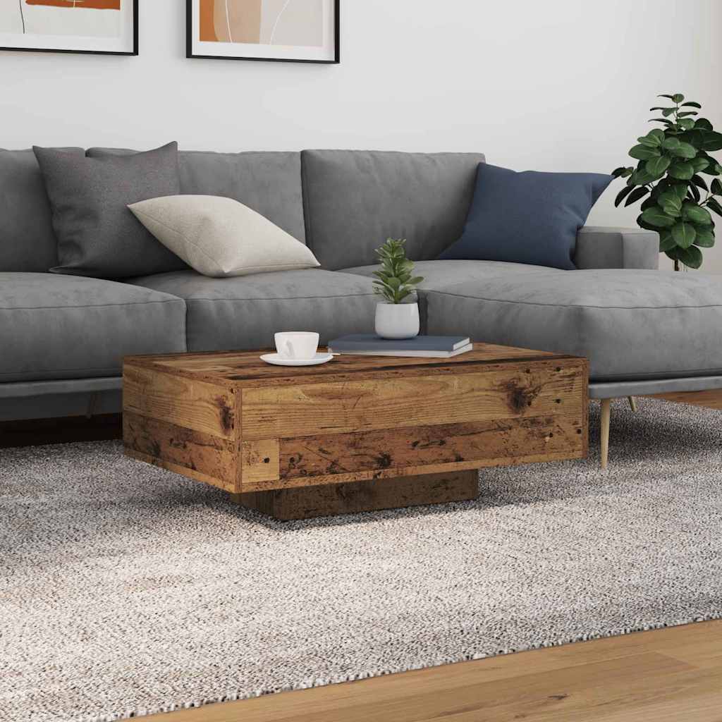 Kava Stol Staro drvo 85 x 55 x 31 cm Konstruirano drvo