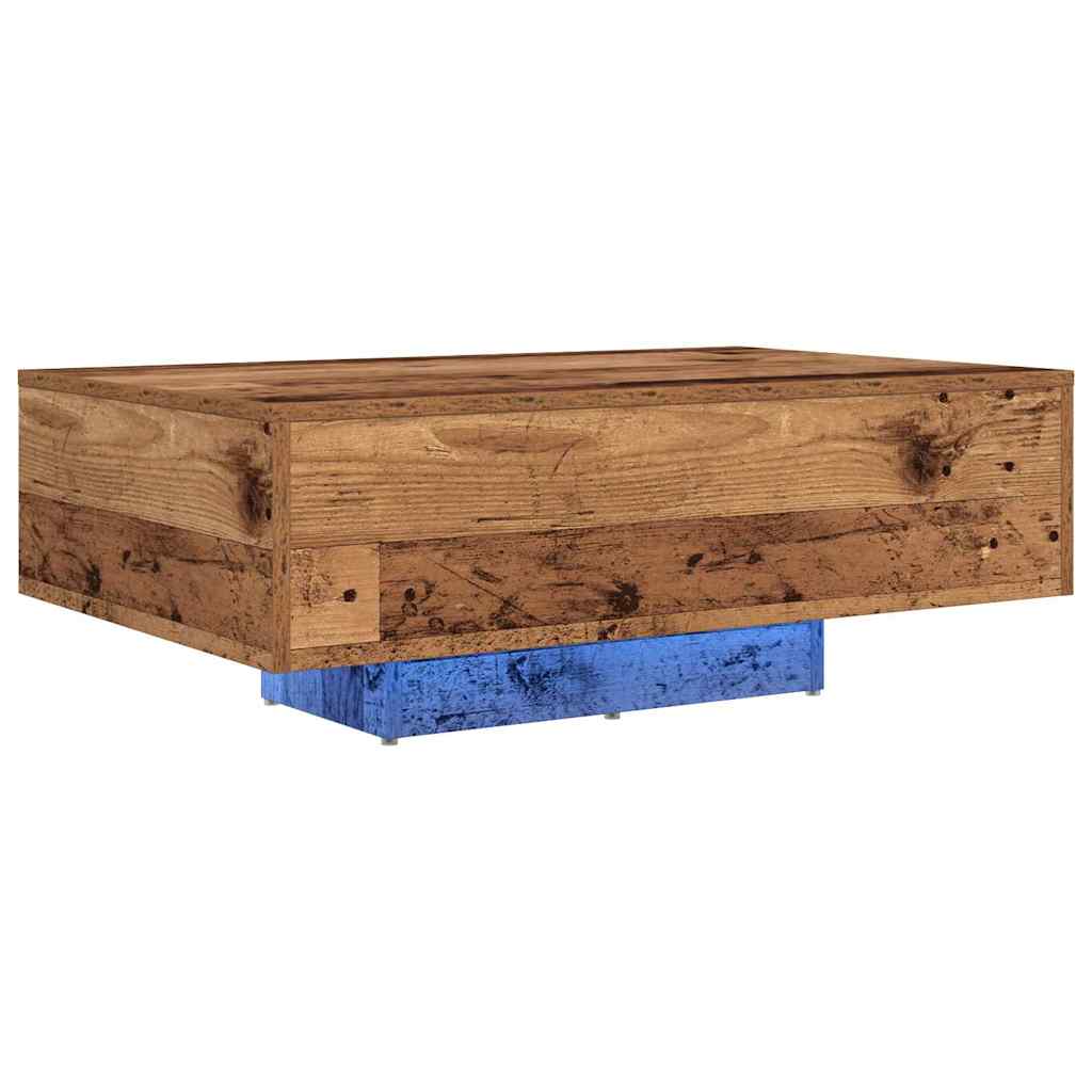 Kava Stol Staro drvo 85 x 55 x 31 cm Konstruirano drvo