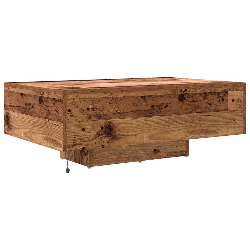Kava Stol Staro drvo 85 x 55 x 31 cm Konstruirano drvo