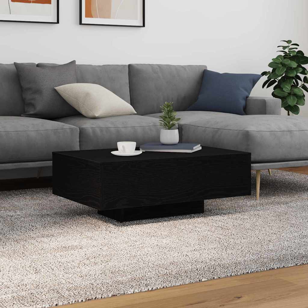 Kava Stol Crni hrast 85 x 55 x 31 cm Konstruirano drvo