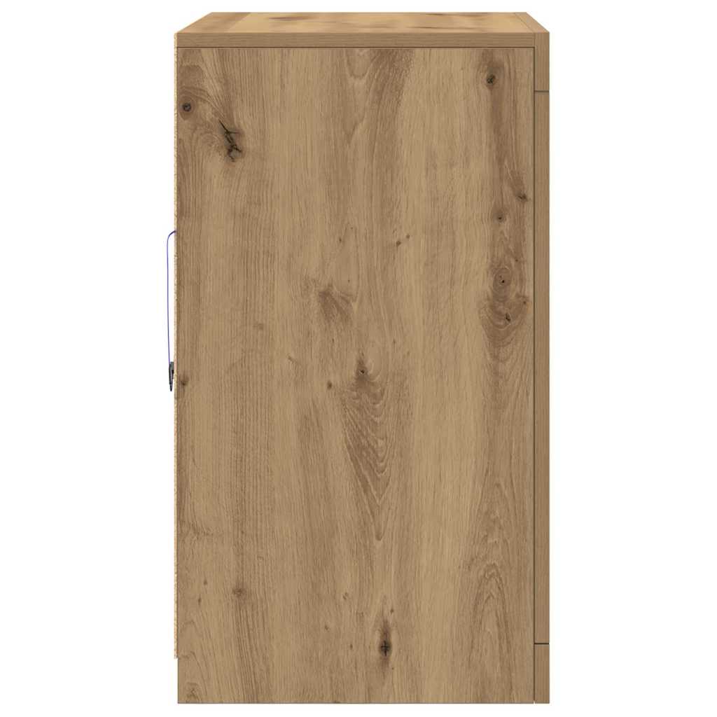 LED komoda Smeđa 60,5 x 37 x 67 cm Konstruirano drvo