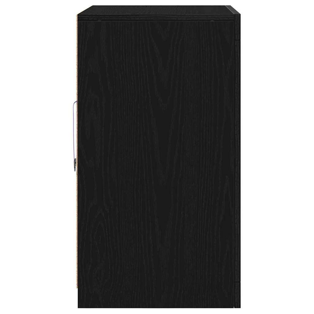 LED komoda Crni hrast 41 x 37 x 67 cm Konstruirano drvo