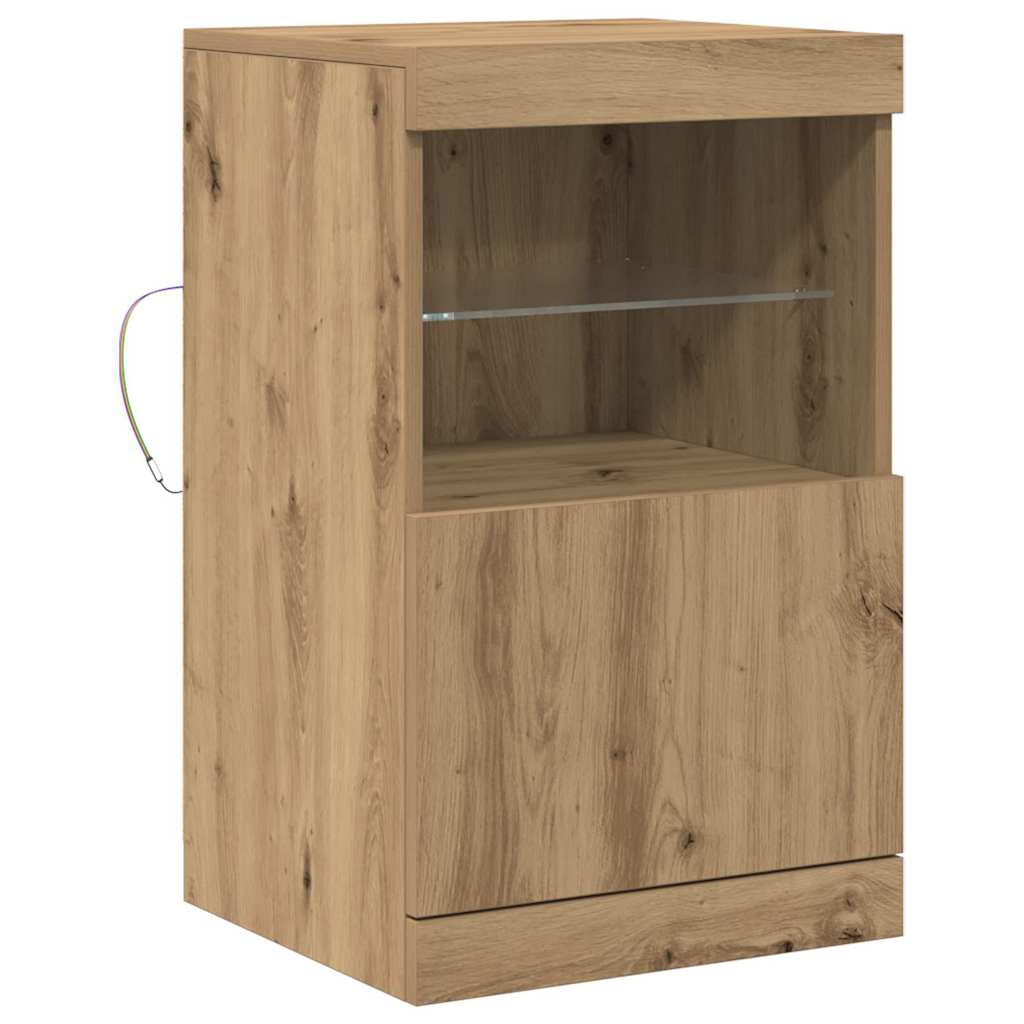 Komoda s LED svjetlima 41x37x67 cm