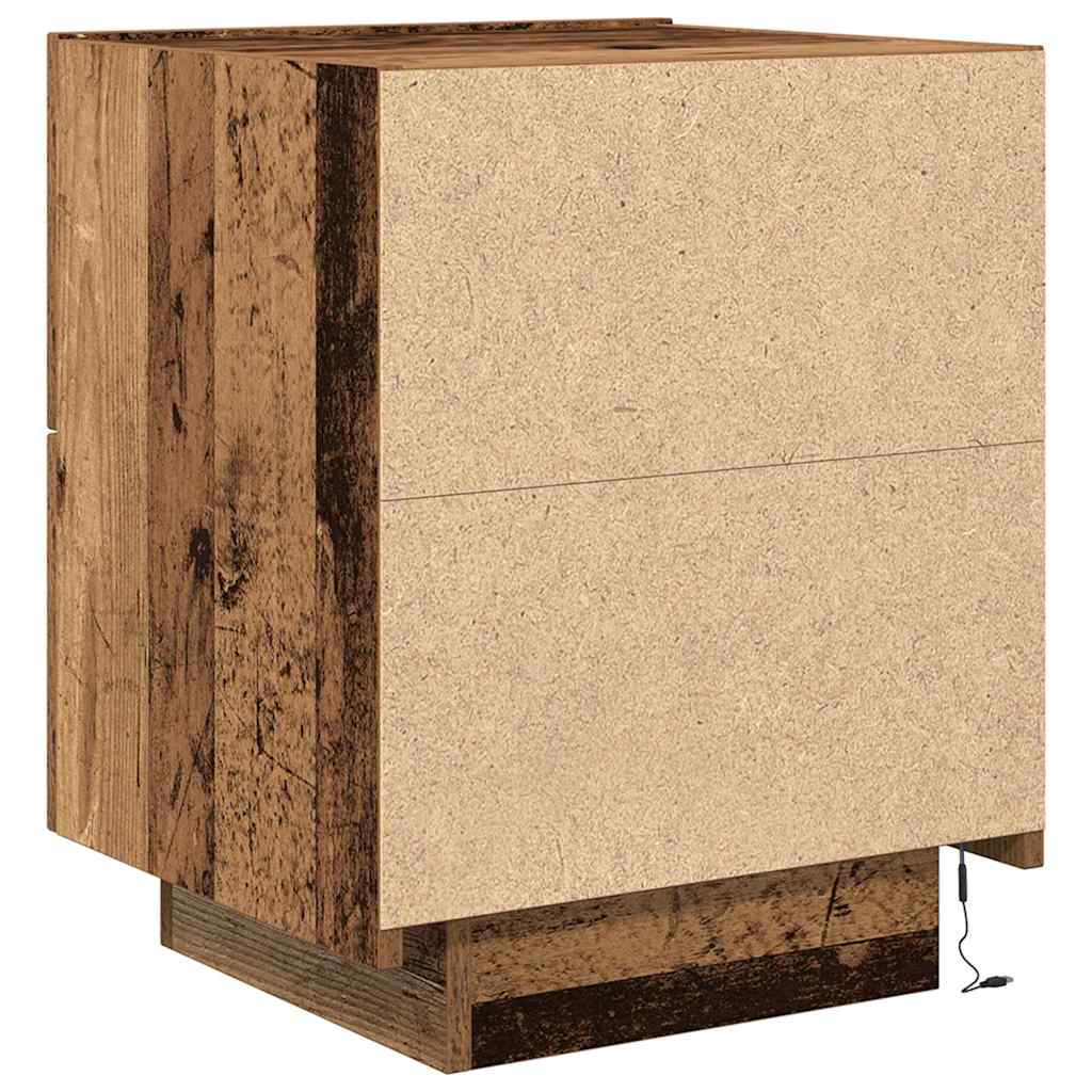 Noćni ormar Staro drvo 45 x 40 x 55 cm Konstruirano drvo