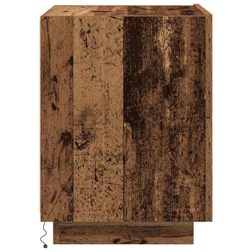 Noćni ormar Staro drvo 45 x 40 x 55 cm Konstruirano drvo
