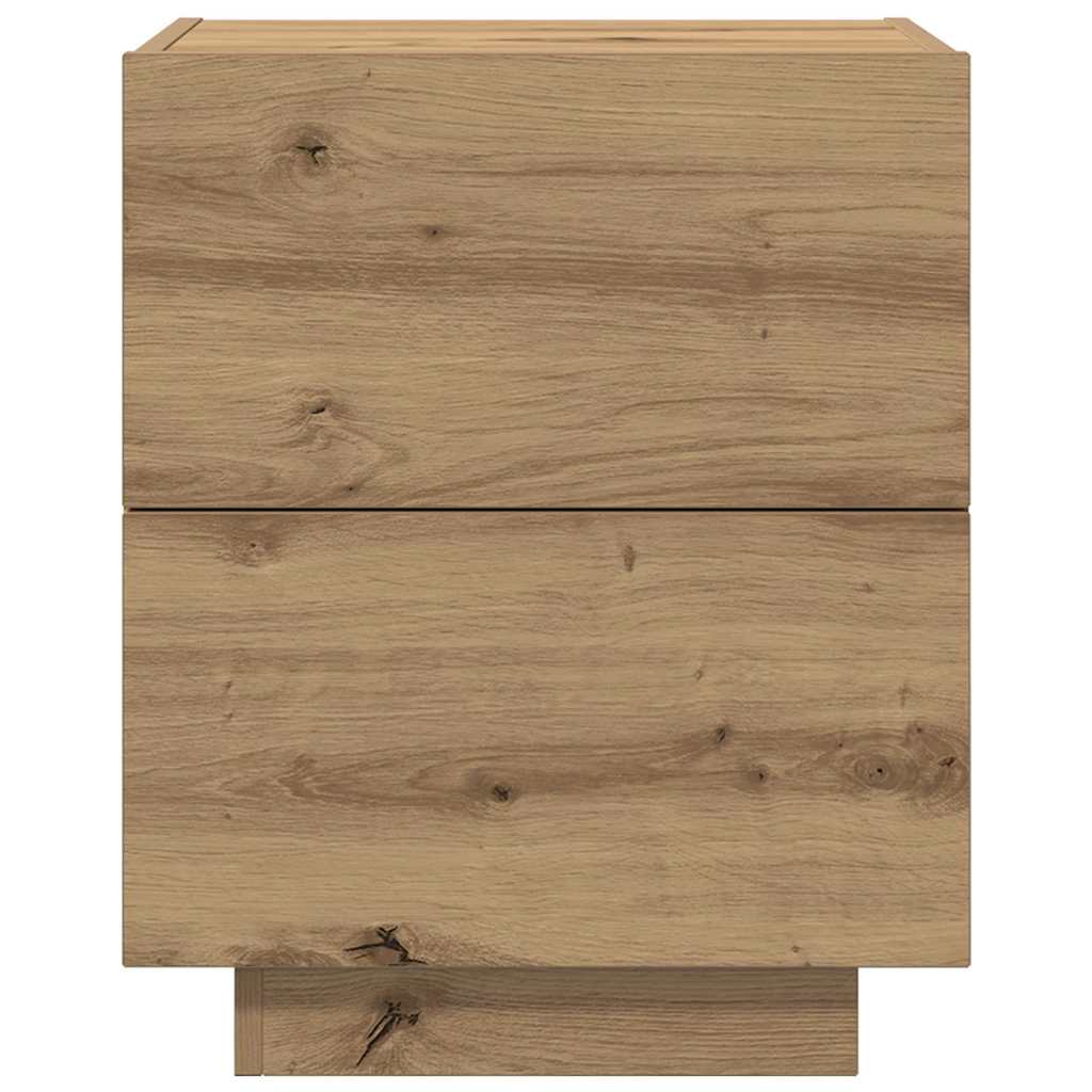 Noćni ormar s ladicama 2 pcs Umjetnički hrast 45 x 40 x 55 cm