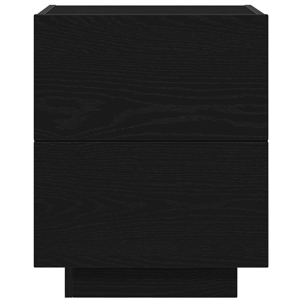 Noćni ormar Crni hrast 45 x 40 x 55 cm Konstruirano drvo