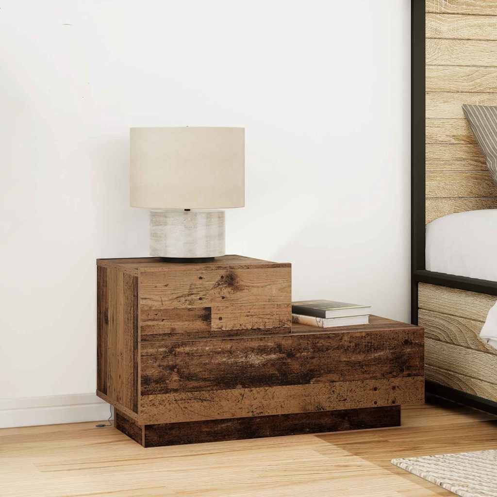 Noćni ormar Staro drvo 70 x 36 x 40,5 cm Konstruirano drvo