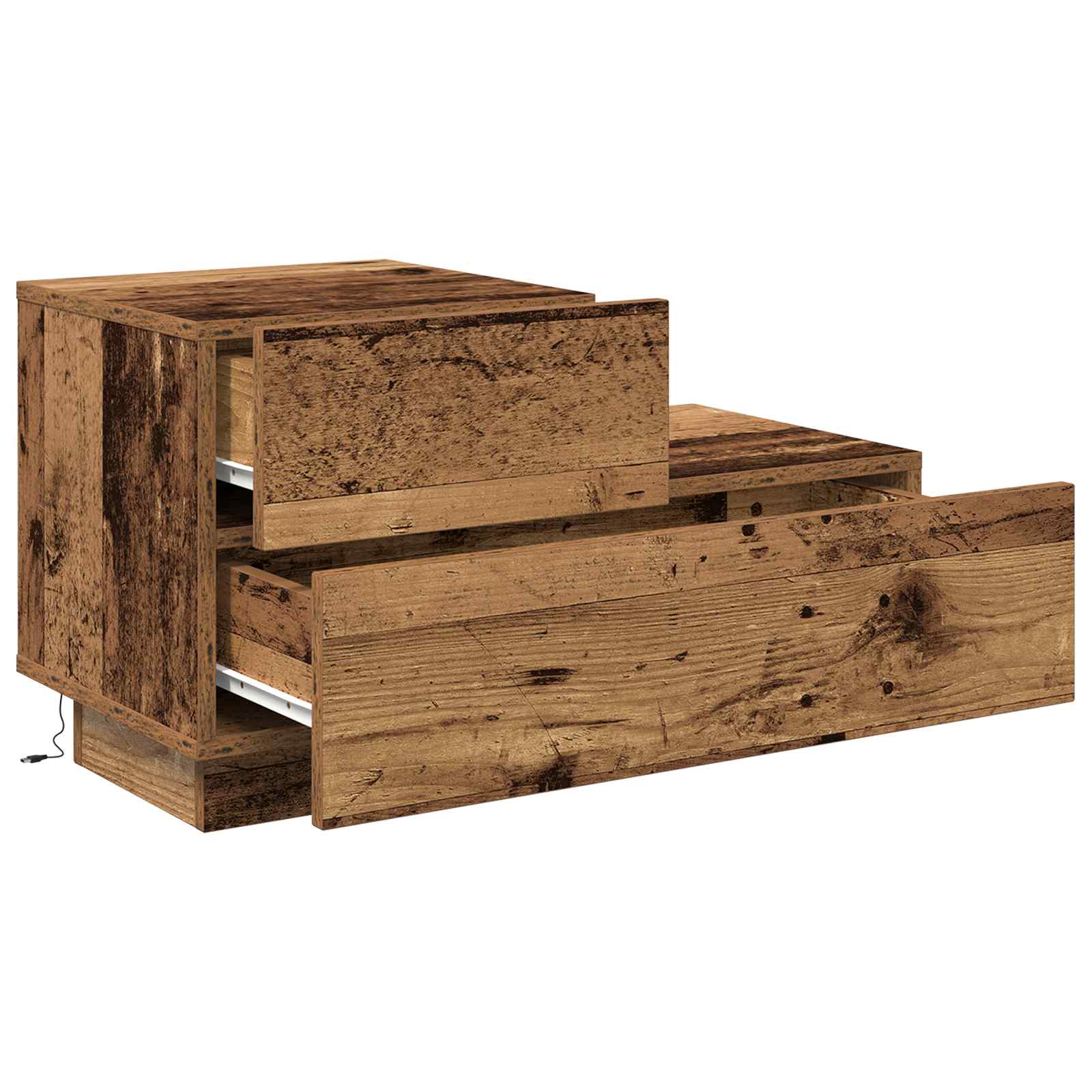 Noćni ormar Staro drvo 70 x 36 x 40,5 cm Konstruirano drvo
