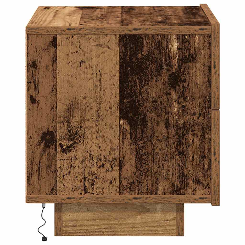 Noćni ormar Staro drvo 70 x 36 x 40,5 cm Konstruirano drvo