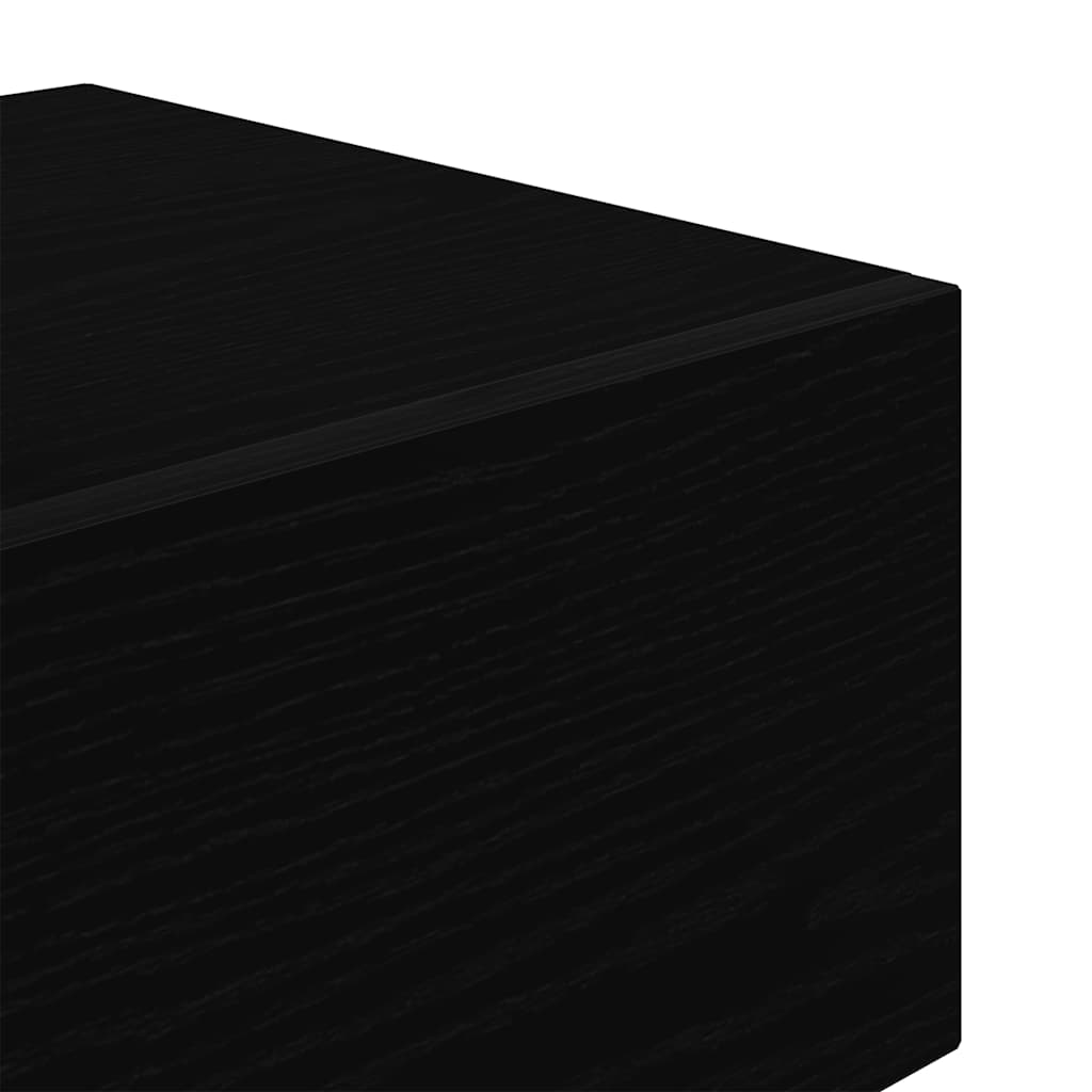 Noćni ormar Crni hrast 70 x 36 x 40,5 cm Konstruirano drvo