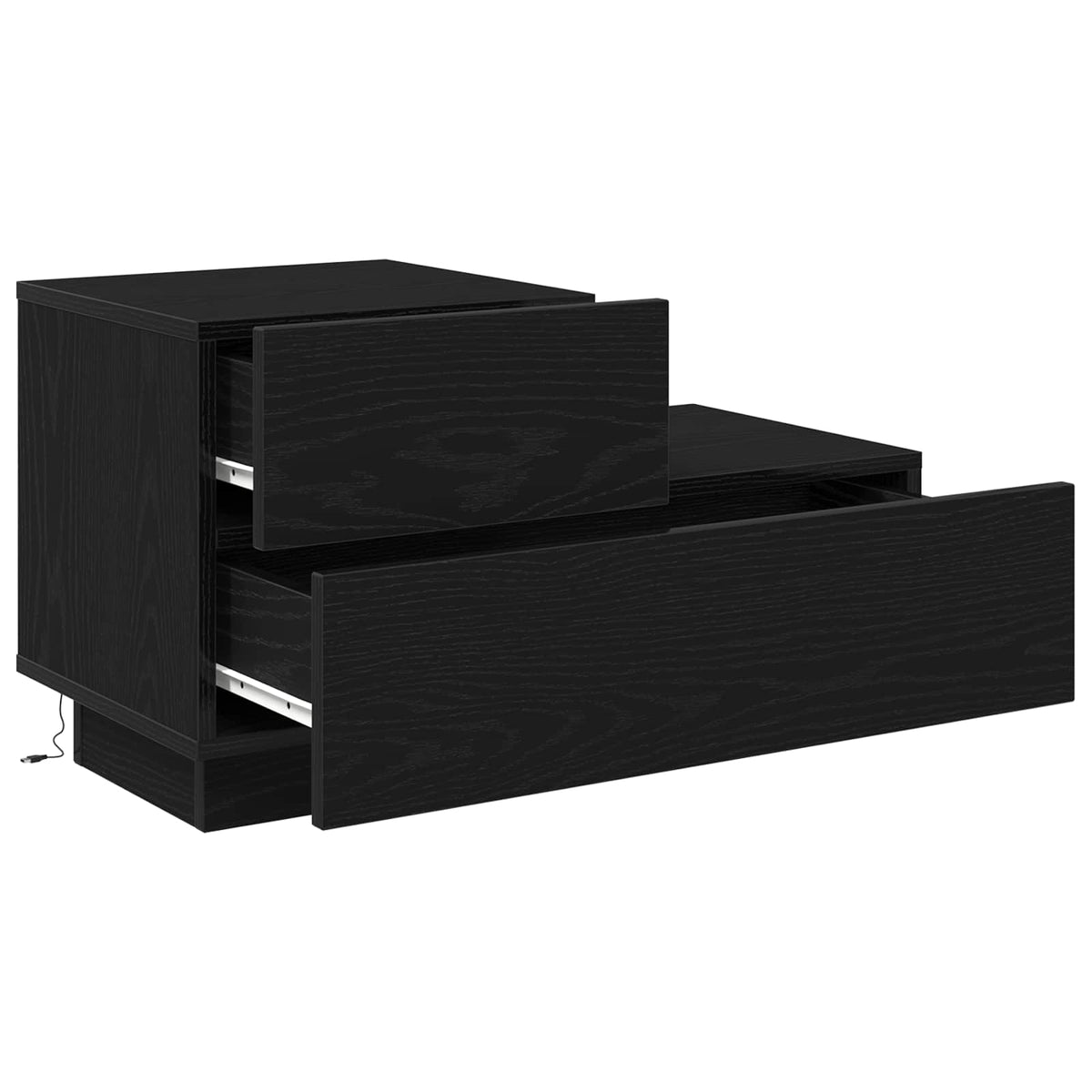 Noćni ormar Crni hrast 70 x 36 x 40,5 cm Konstruirano drvo