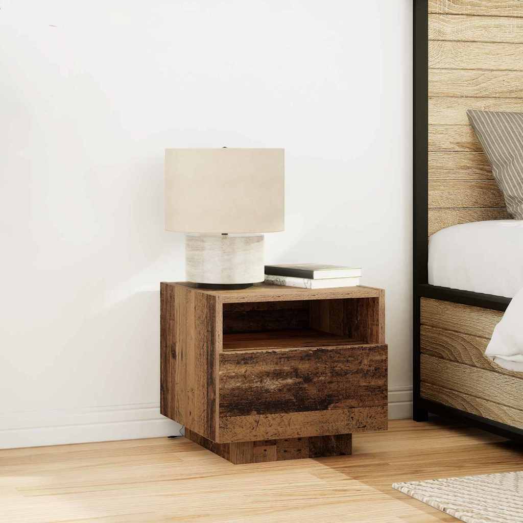 Noćni ormar 2 pcs Staro drvo 40 x 39 x 37 cm Konstruirano drvo