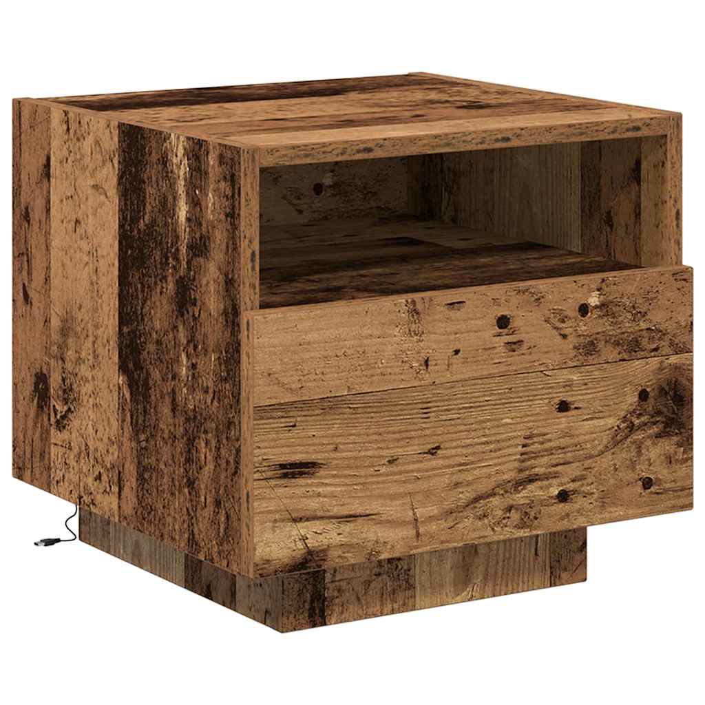 Noćni ormar 2 pcs Staro drvo 40 x 39 x 37 cm Konstruirano drvo