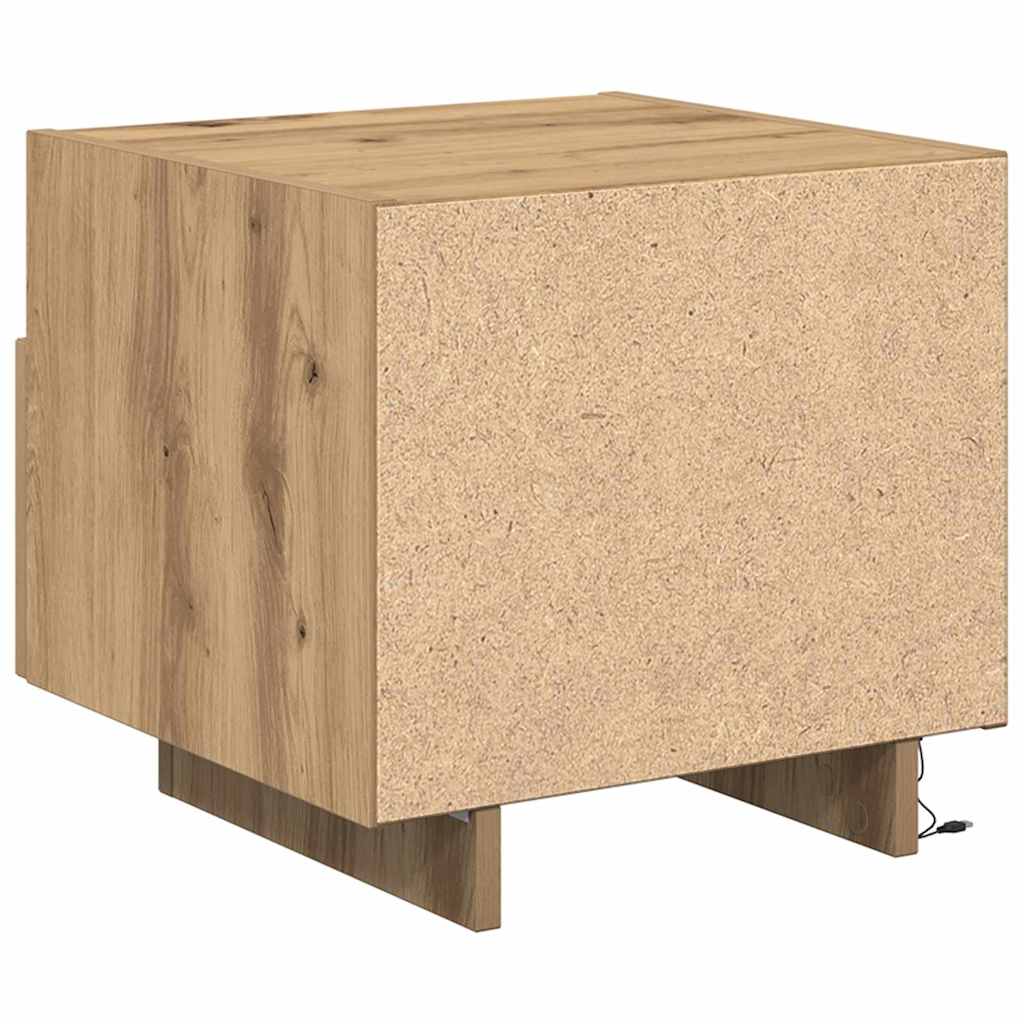 Noćni ormar s ladicama 2 pcs Umjetnički hrast 40 x 39 x 37 cm