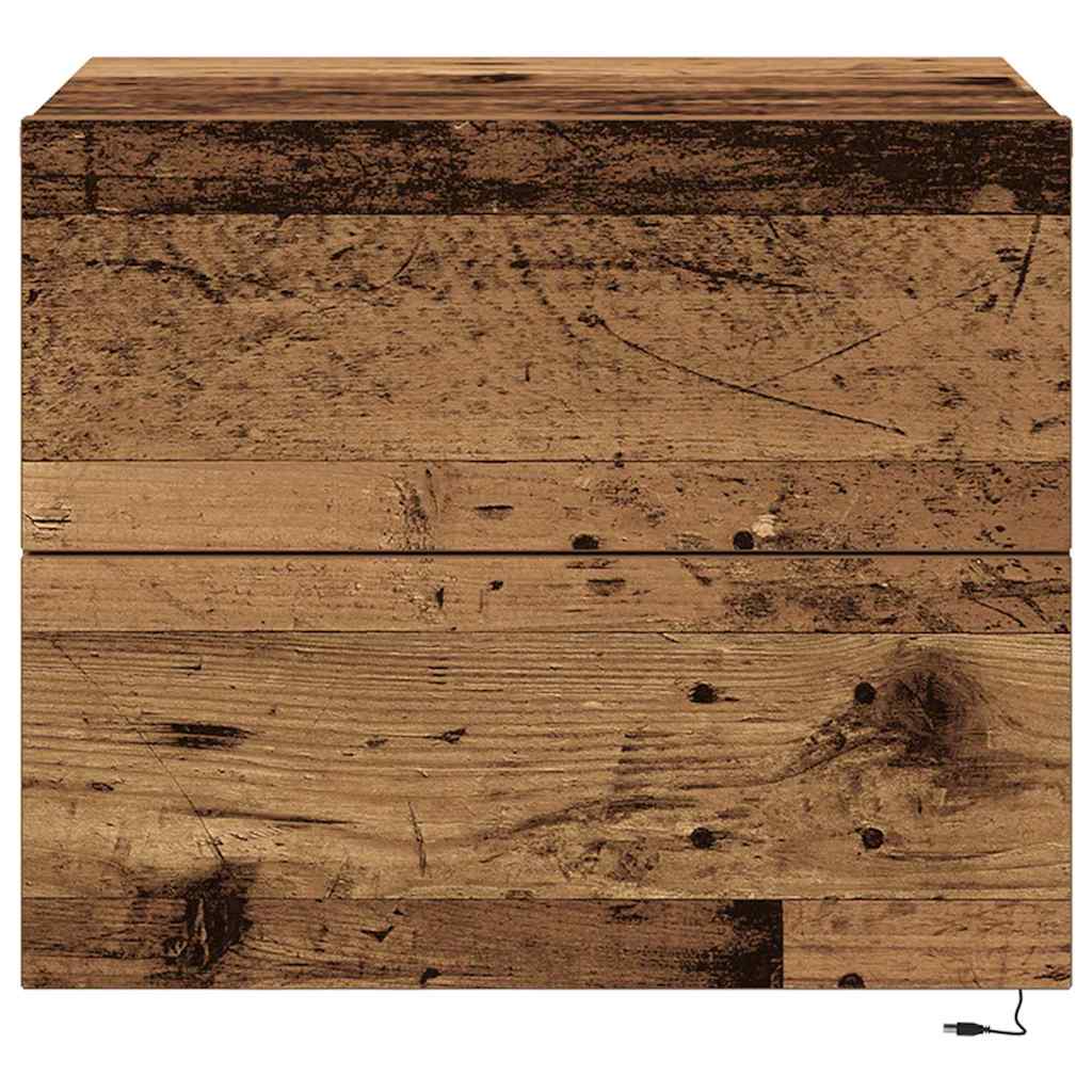 Noćni ormar Staro drvo 50 x 39 x 41 cm Konstruirano drvo