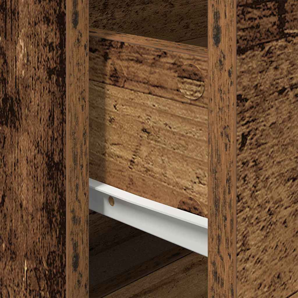 Noćni ormar 2 pcs Staro drvo 50 x 39 x 41 cm Konstruirano drvo