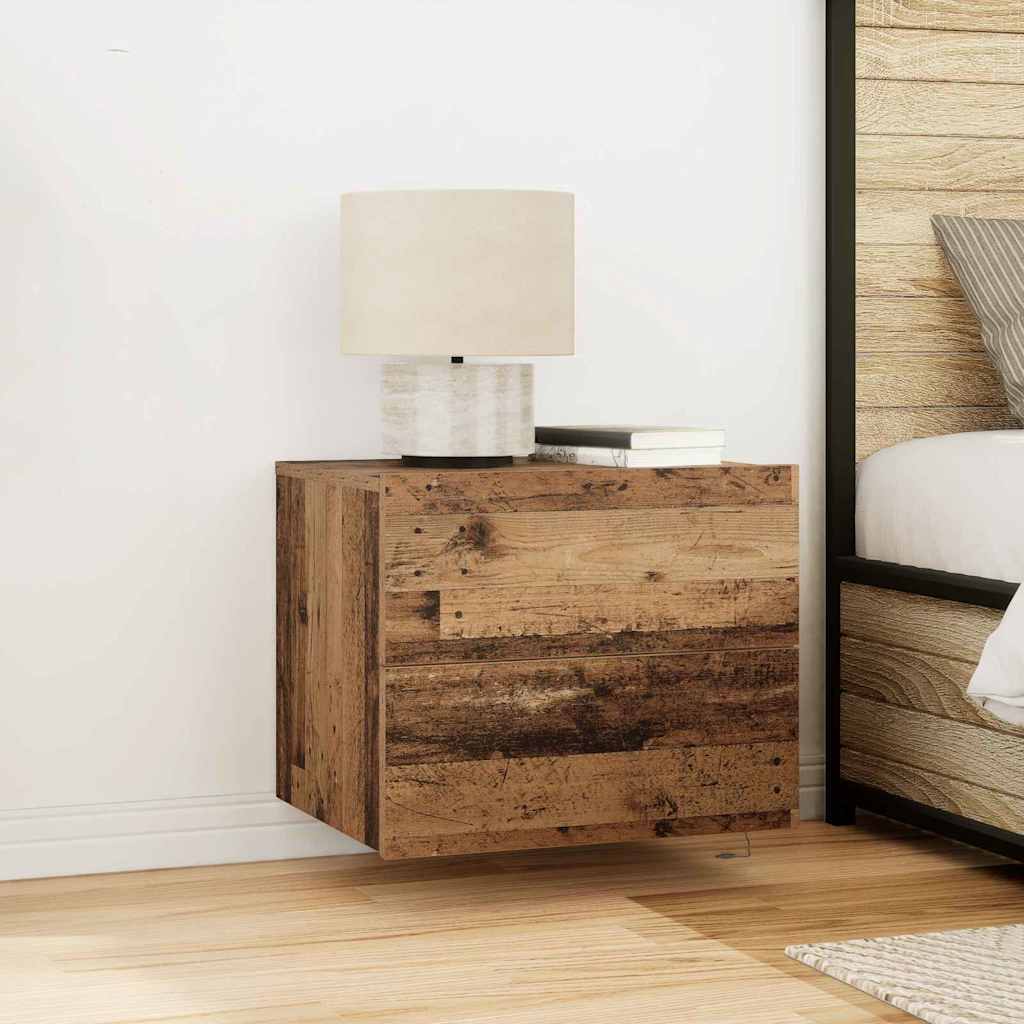 Noćni ormar 2 pcs Staro drvo 50 x 39 x 41 cm Konstruirano drvo