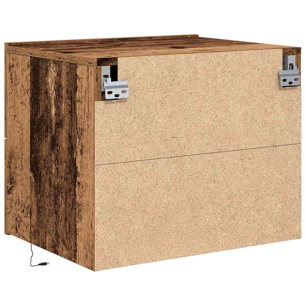 Noćni ormar 2 pcs Staro drvo 50 x 39 x 41 cm Konstruirano drvo