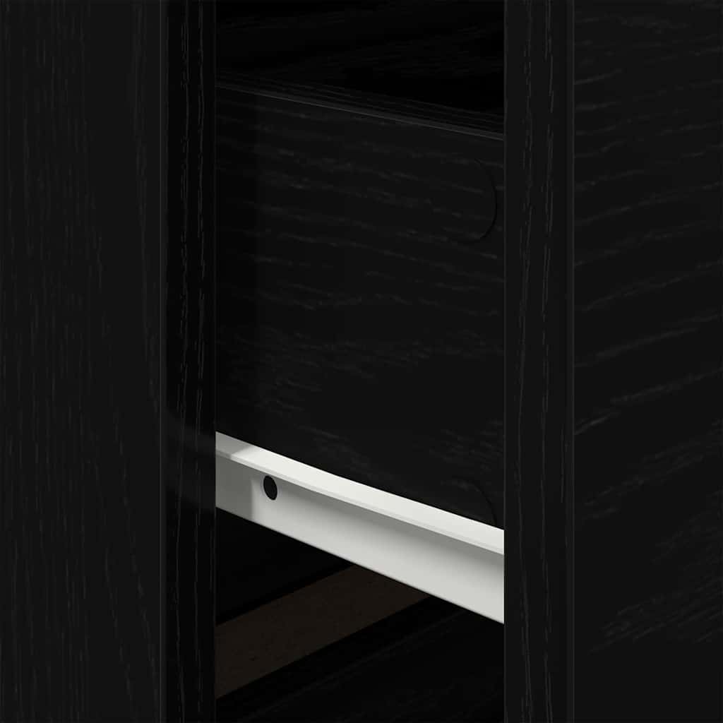 Noćni ormar Crni hrast 50 x 39 x 41 cm Konstruirano drvo