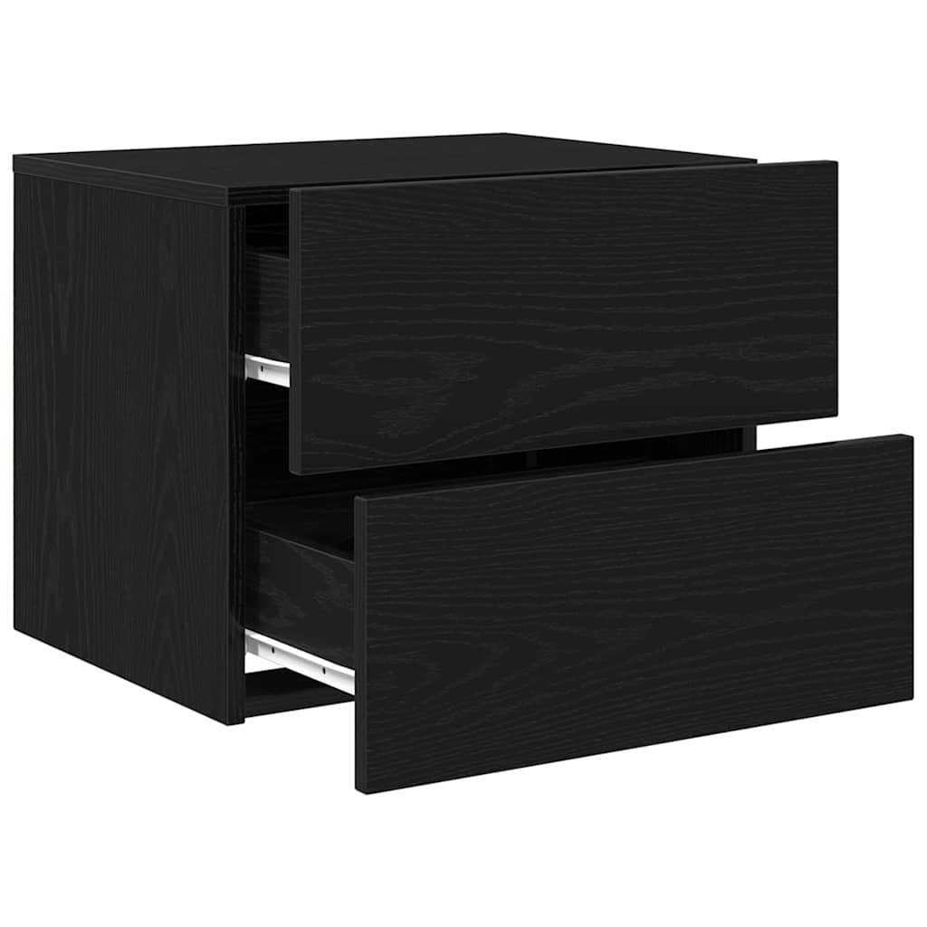 Noćni ormar Crni hrast 50 x 39 x 41 cm Konstruirano drvo