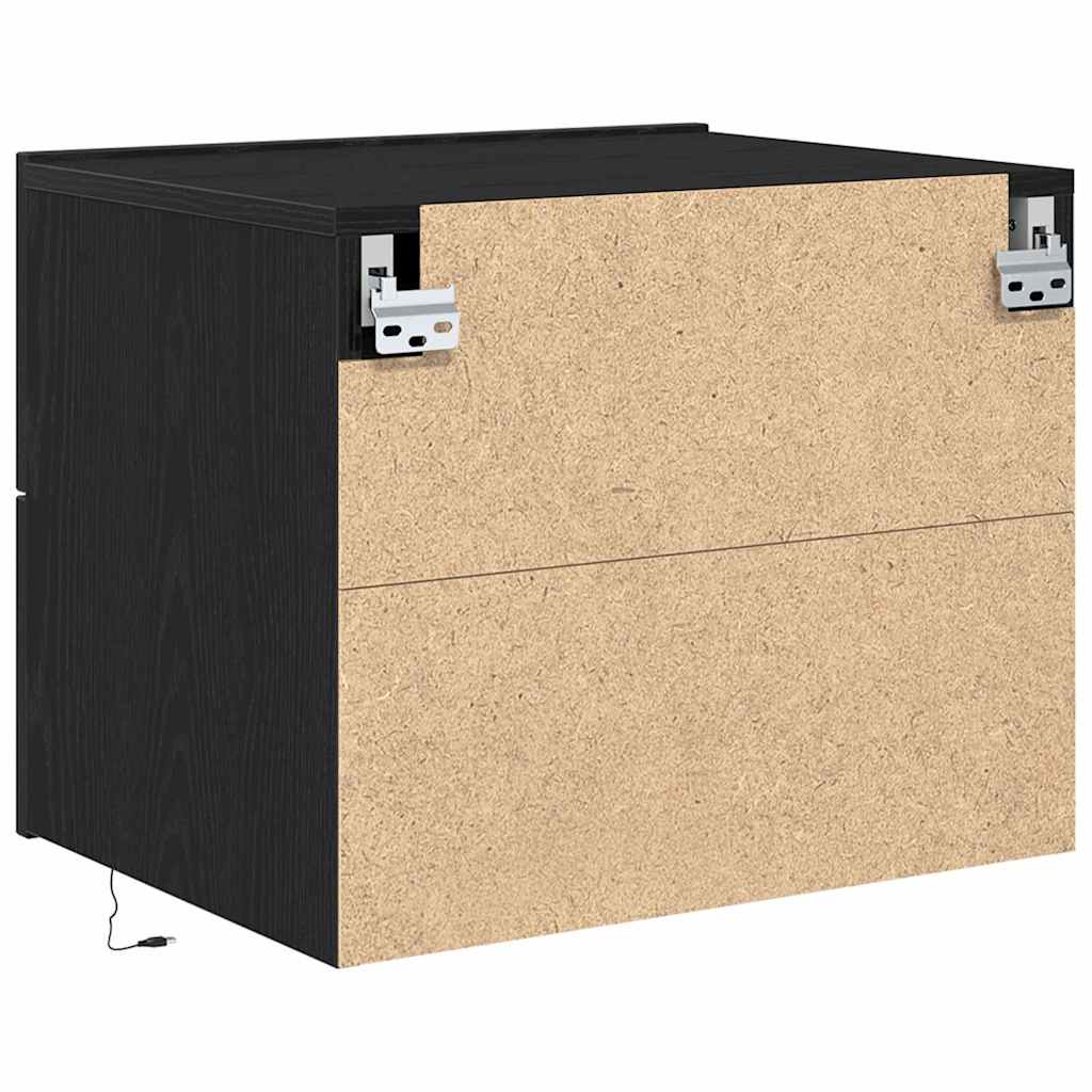 Noćni ormar Crni hrast 50 x 39 x 41 cm Konstruirano drvo