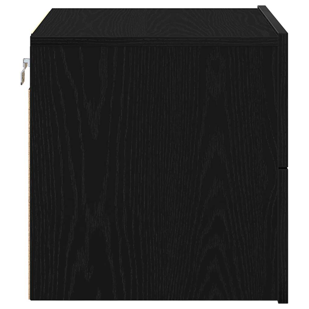 Noćni ormar Crni hrast 50 x 39 x 41 cm Konstruirano drvo