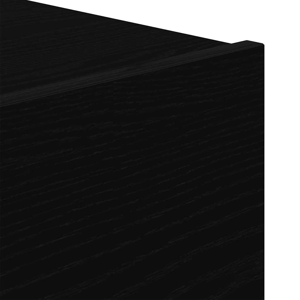 Noćni ormar 2 pcs Crni hrast 50 x 39 x 41 cm Konstruirano drvo